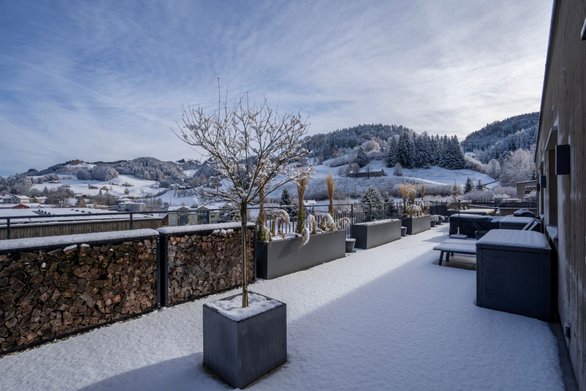 Exklusive Attikawohnung im modernen Holzbau und schöner Panoramasicht - Bild 10