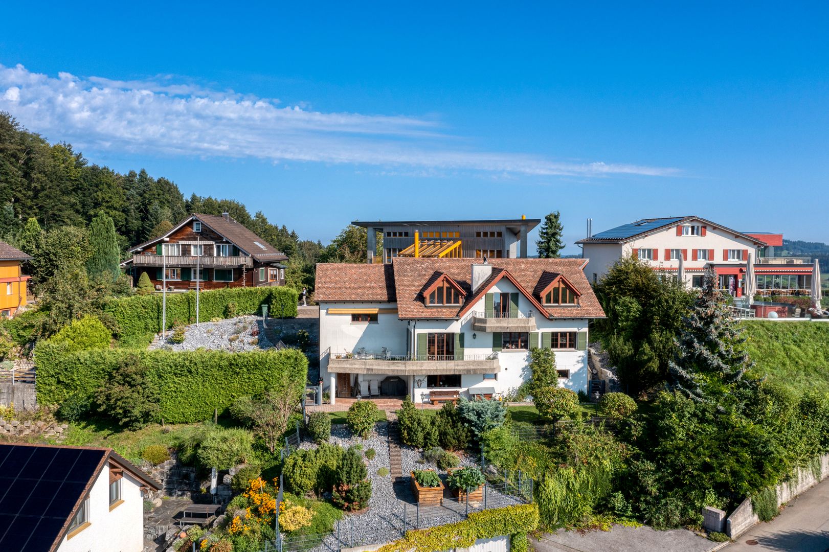 Einfamilienhaus mit Panoramablick auf das Säntis-Massiv - Hauptbild