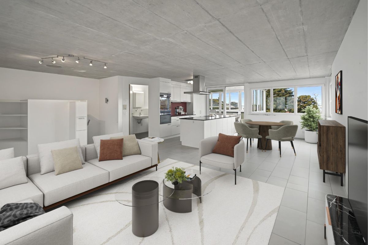 Modernes Wohnen mit Bodenseeblick - Hauptbild