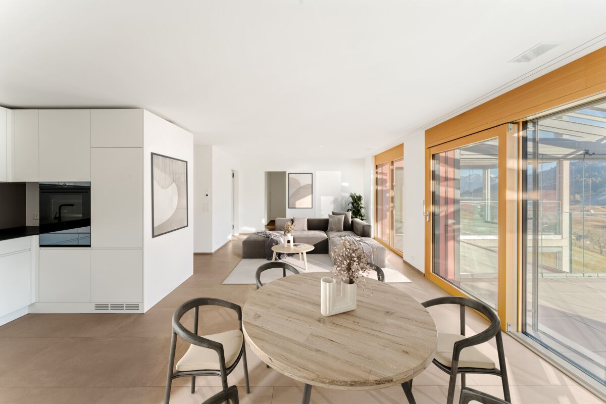 Moderne Minergie-Wohnung mit Churfirstenblick in Wildhaus - Hauptbild