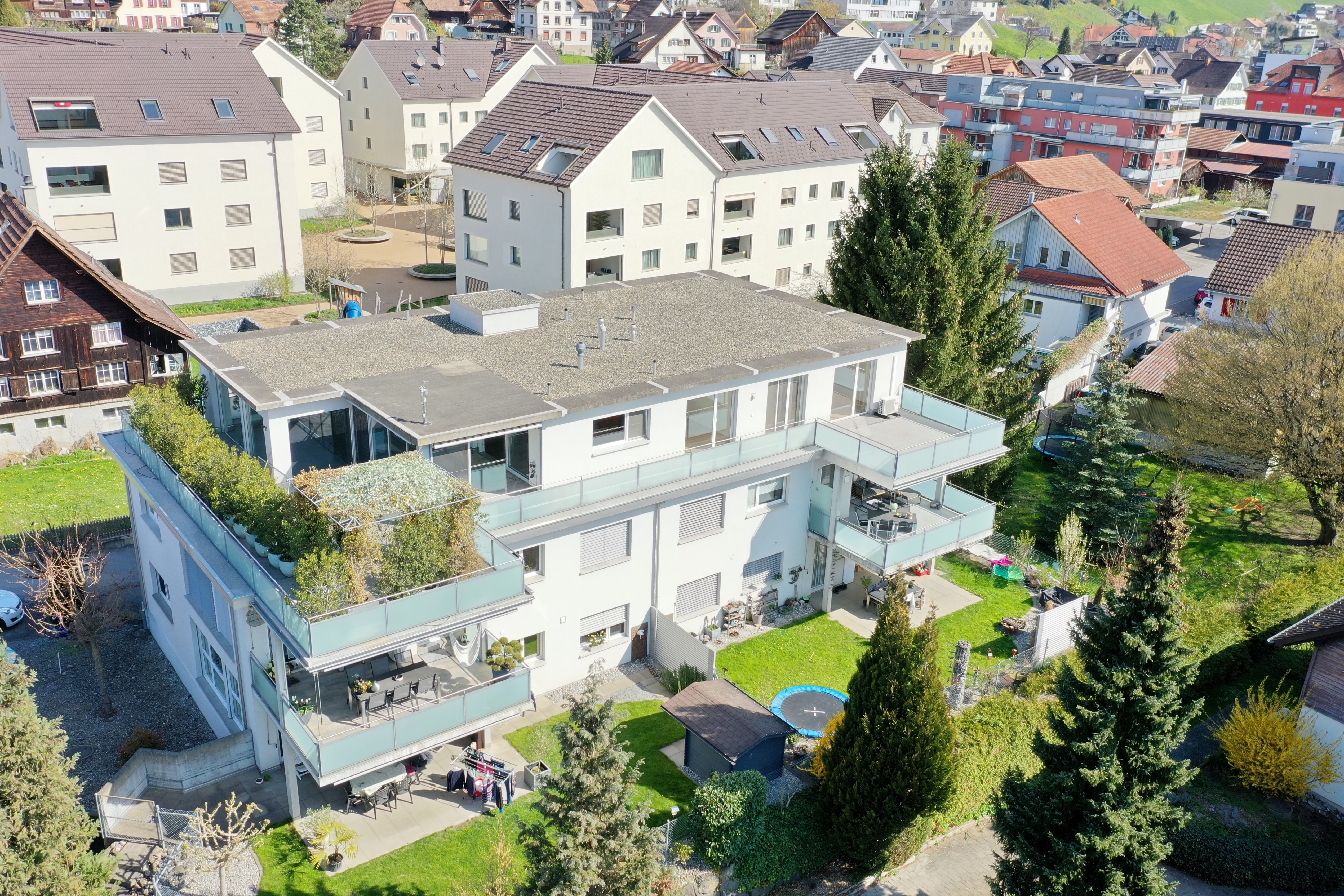 Exklusive Attikawohnung mit Panoramaterrasse und Alpsteinblick - Hauptbild